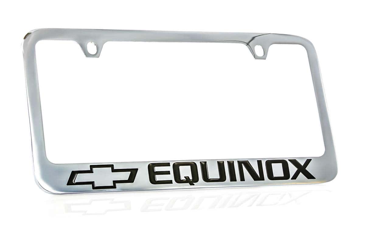 Porta Placa de Matrícula de Metal Cromado para Chevrolet