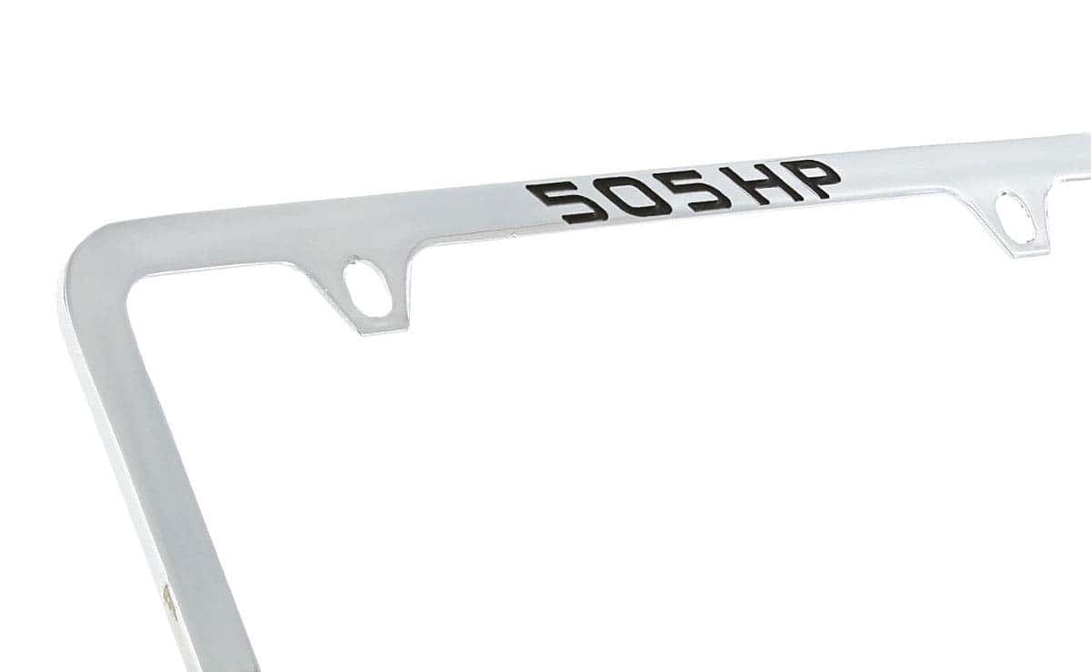 Portaplacas de Metal Cromado para Chevrolet Corvette C6 Z06 - Imagen 3