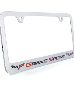 Portaplacas metálico de Chevrolet Corvette C6 Grand Sport