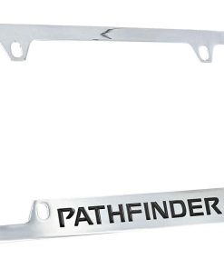 Portaplacas de Nissan Pathfinder de Metal Cromado Grabado
