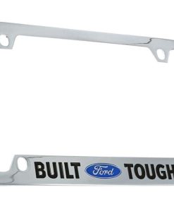 Portaplacas de Metal Cromado Grabado en la -Cromo Plateado