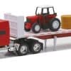 New-Ray Peterbilt 389 con juego de heno y tractor agrícola