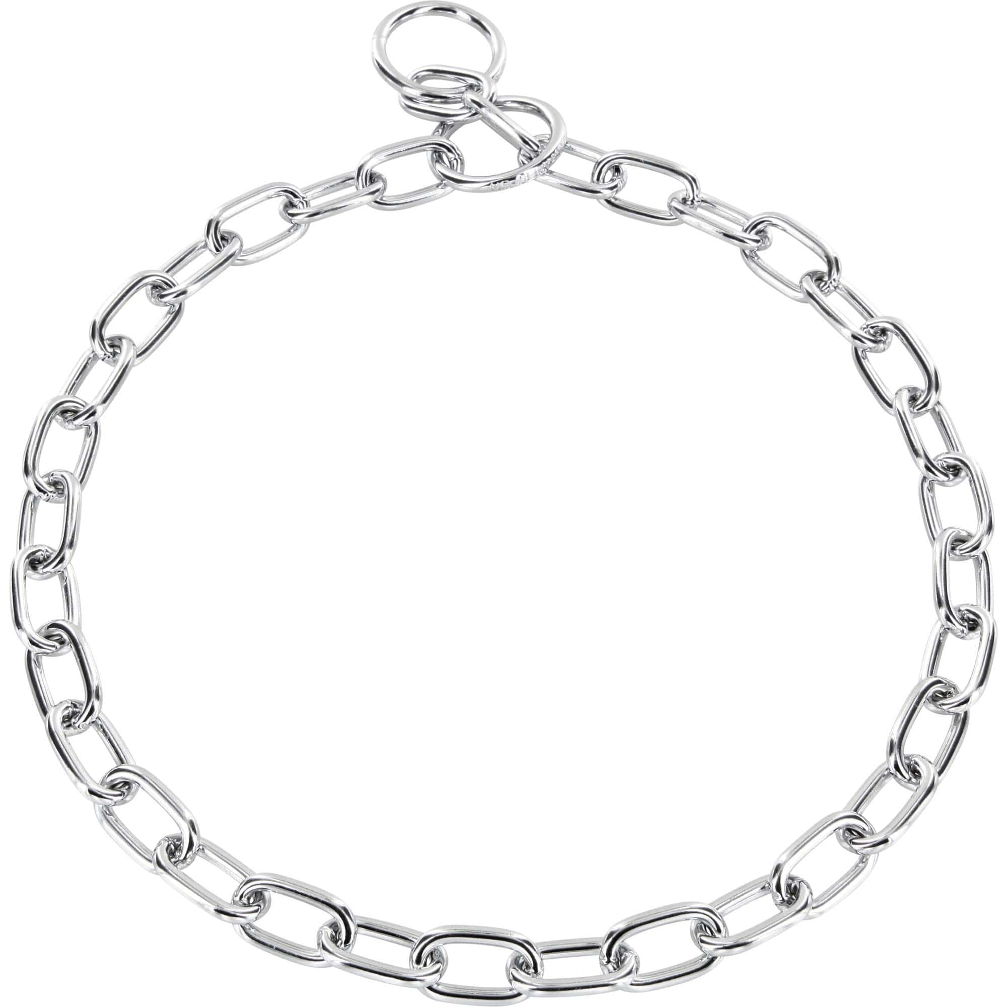 Collar de Control de Acero Cromado Herm Sprenger Fur Saver