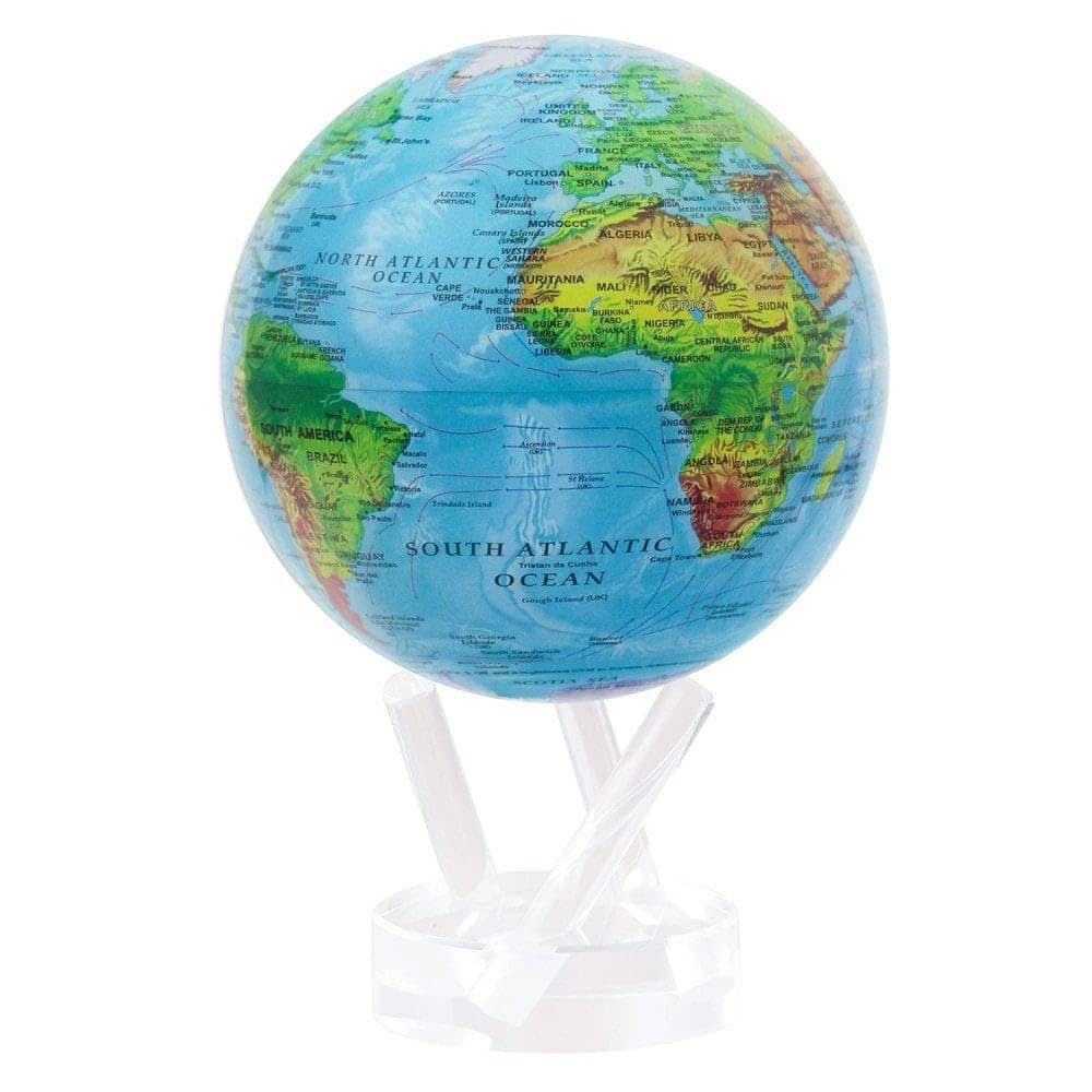 MOVA Globe Relief Map Azul 6"