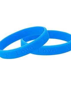 Paquete de 50 Pulseras de Silicona Color Periwinkle -