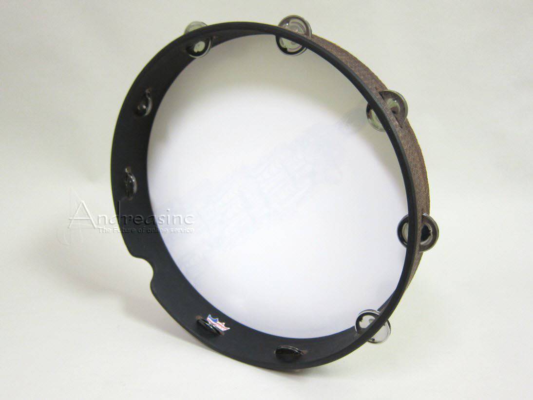 Pandereta Remo, Alessandra Belloni, 16" Dia, 9 Pares de - Imagen 3