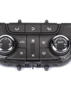 Panel de Control de Calefacción y Aire Acondicionado Negro