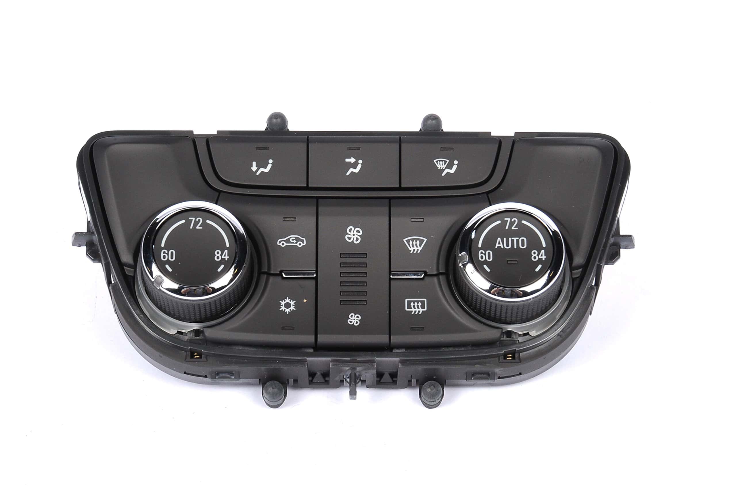 Panel de Control de Calefacción y Aire Acondicionado Negro