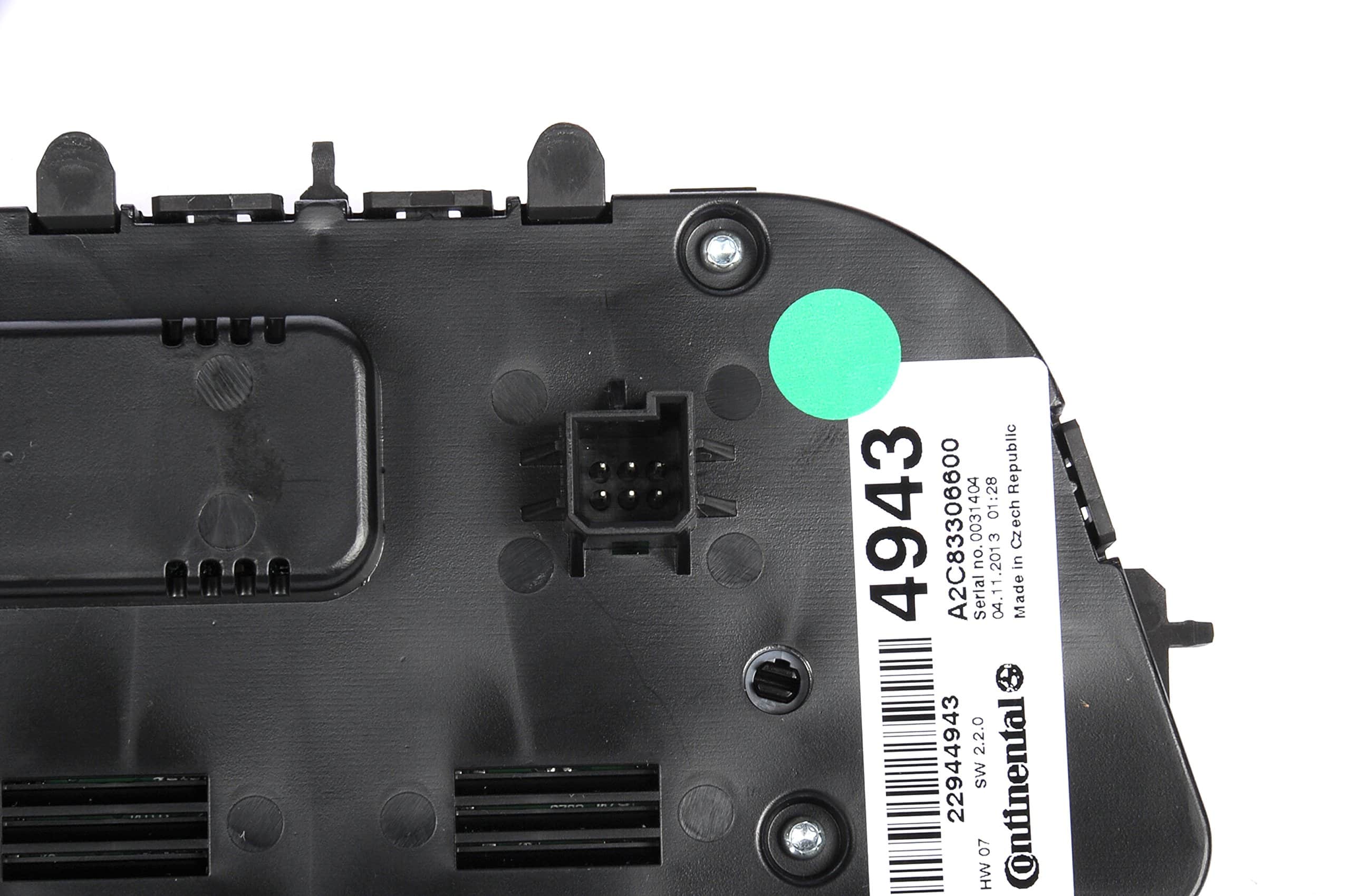 Panel de Control de Calefacción y Aire Acondicionado Negro - Imagen 3