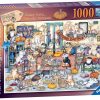 Rompecabezas Ravensburger Crazy Cats Banquete de Otoño de