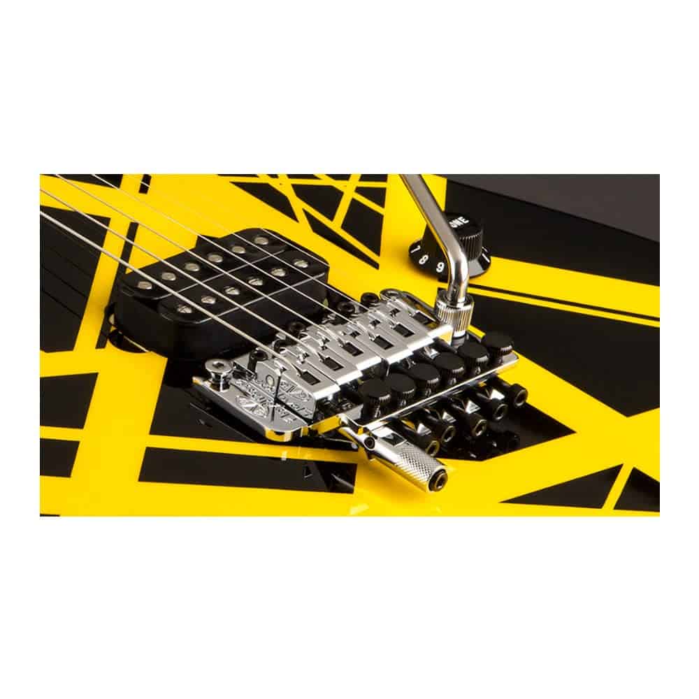 Guitarra EVH Striped Series - Negro con Rayas Amarillas - Imagen 6