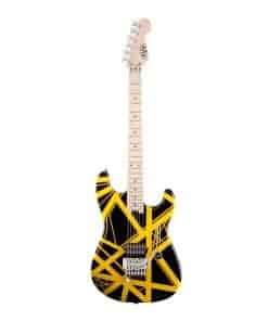 Guitarra EVH Striped Series - Negro con Rayas Amarillas