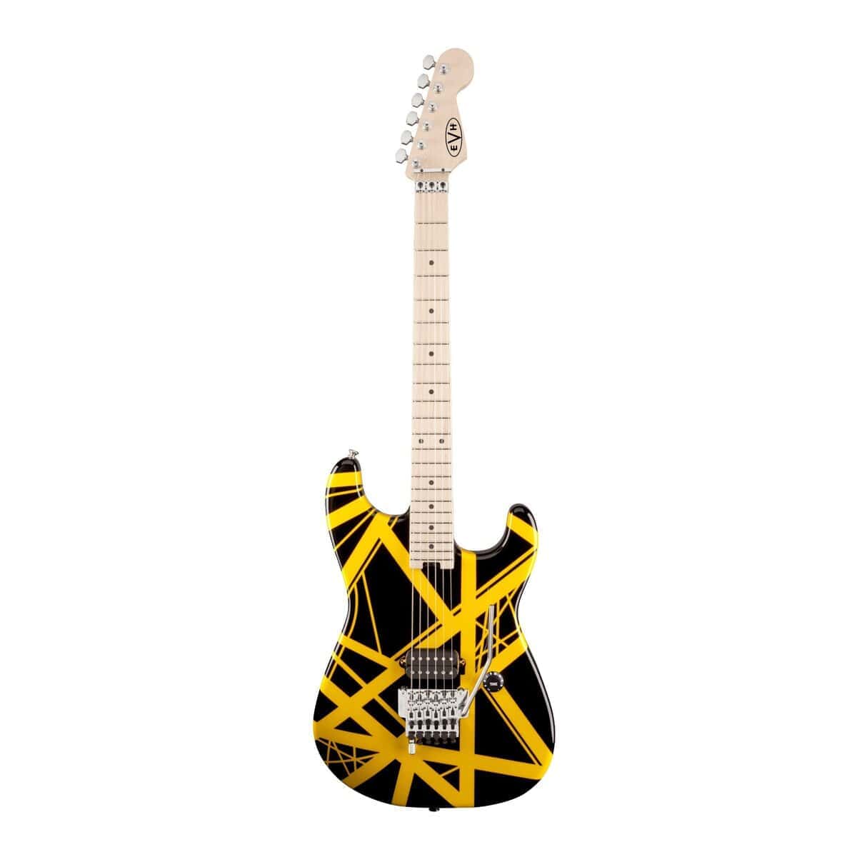 Guitarra EVH Striped Series - Negro con Rayas Amarillas