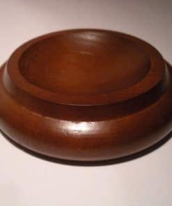 Set de 3 Tazas para Ruedas de Piano de Madera Dura - Nogal