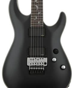 Schecter Damien Platinum 6 con Floyd Rose - Negro Satinado