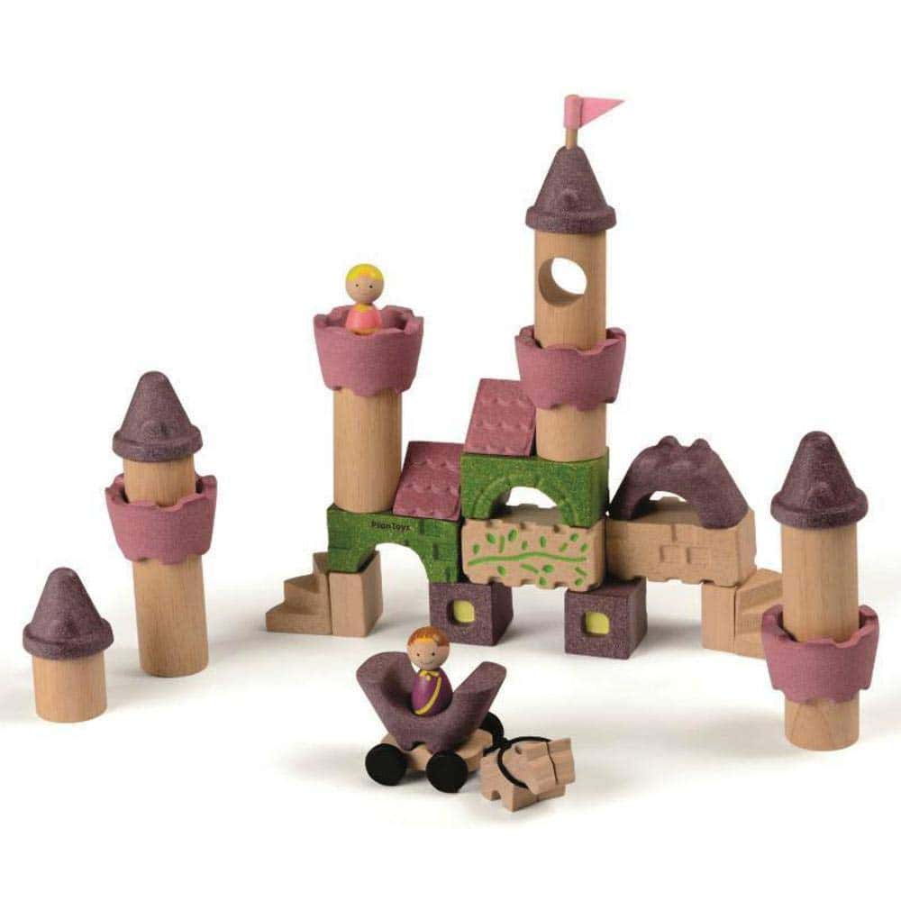 Set de bloques de construcción de princesa PlanToys,