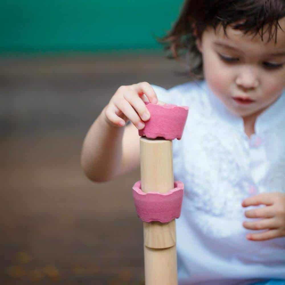 Set de bloques de construcción de princesa PlanToys, - Imagen 4