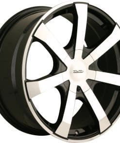 Llanta Touren 3290 Negro con Cara Mecanizada