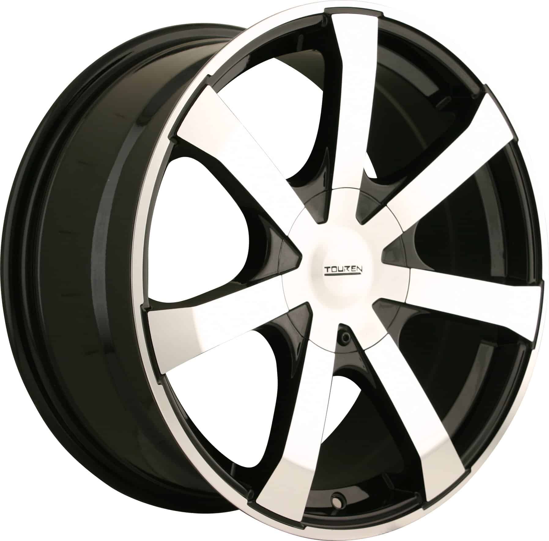 Llanta Touren 3290 Negro con Cara Mecanizada