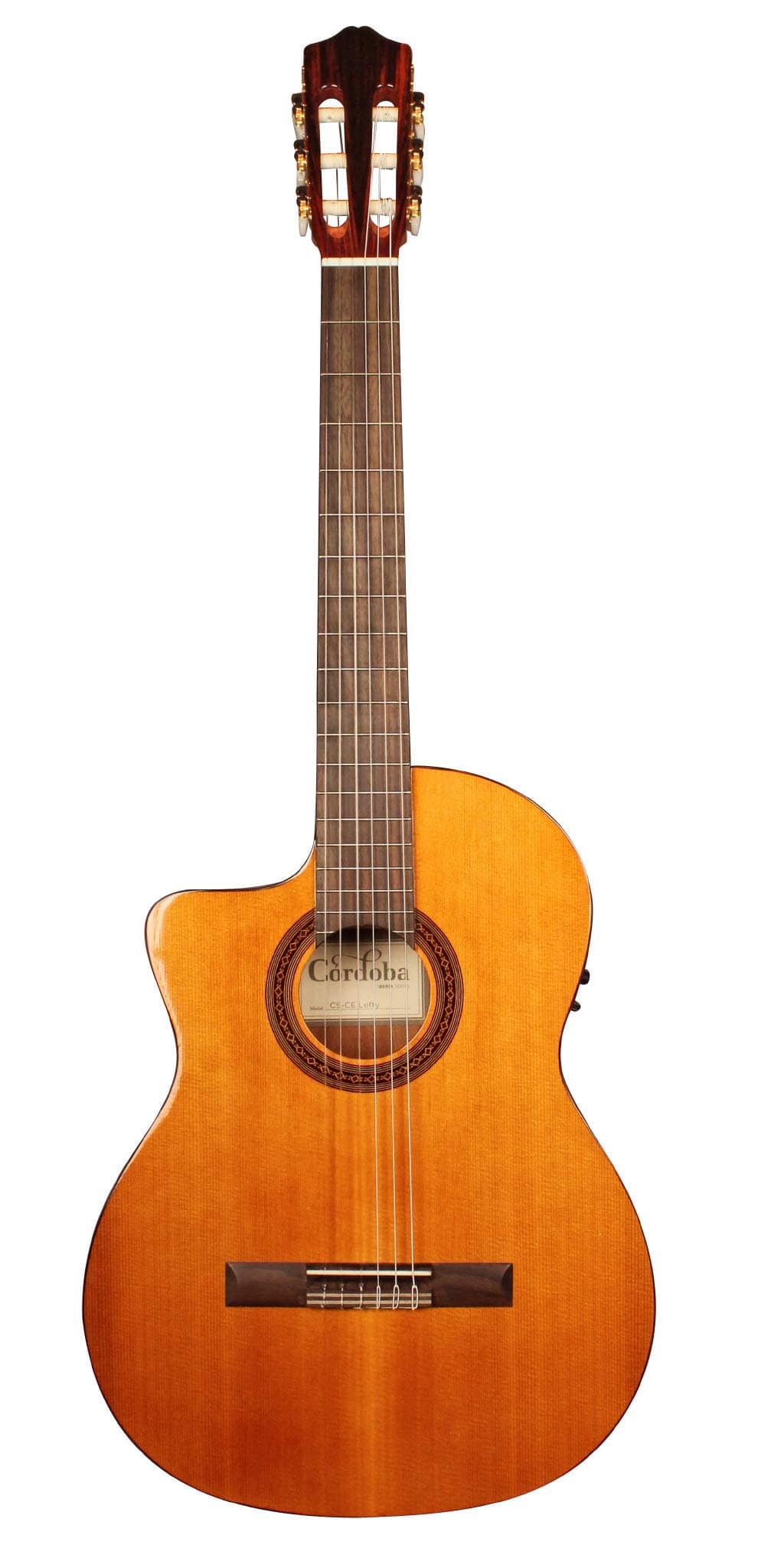 Guitarra de cuerdas de nailon eléctrica-acústica Cordoba - Imagen 3