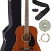 Guitarra Acústica Fender CD-60S Dreadnought de Tapa Sólida