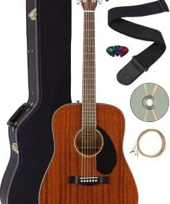 Guitarra Acústica Fender CD-60S Dreadnought de Tapa Sólida