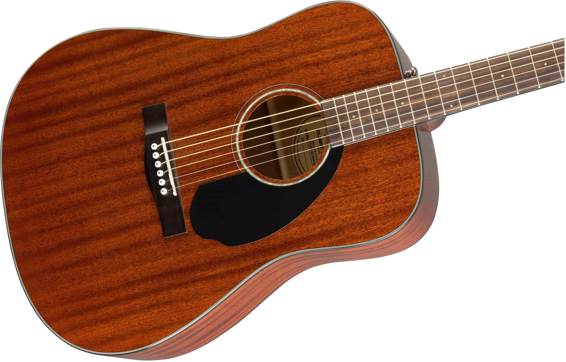 Guitarra Acústica Dreadnought Fender CD-60S Top Sólido - - Imagen 7