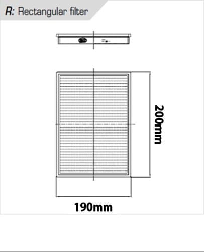 Filtro de aire de panel de reemplazo BMC - 94-95 Honda - Imagen 3
