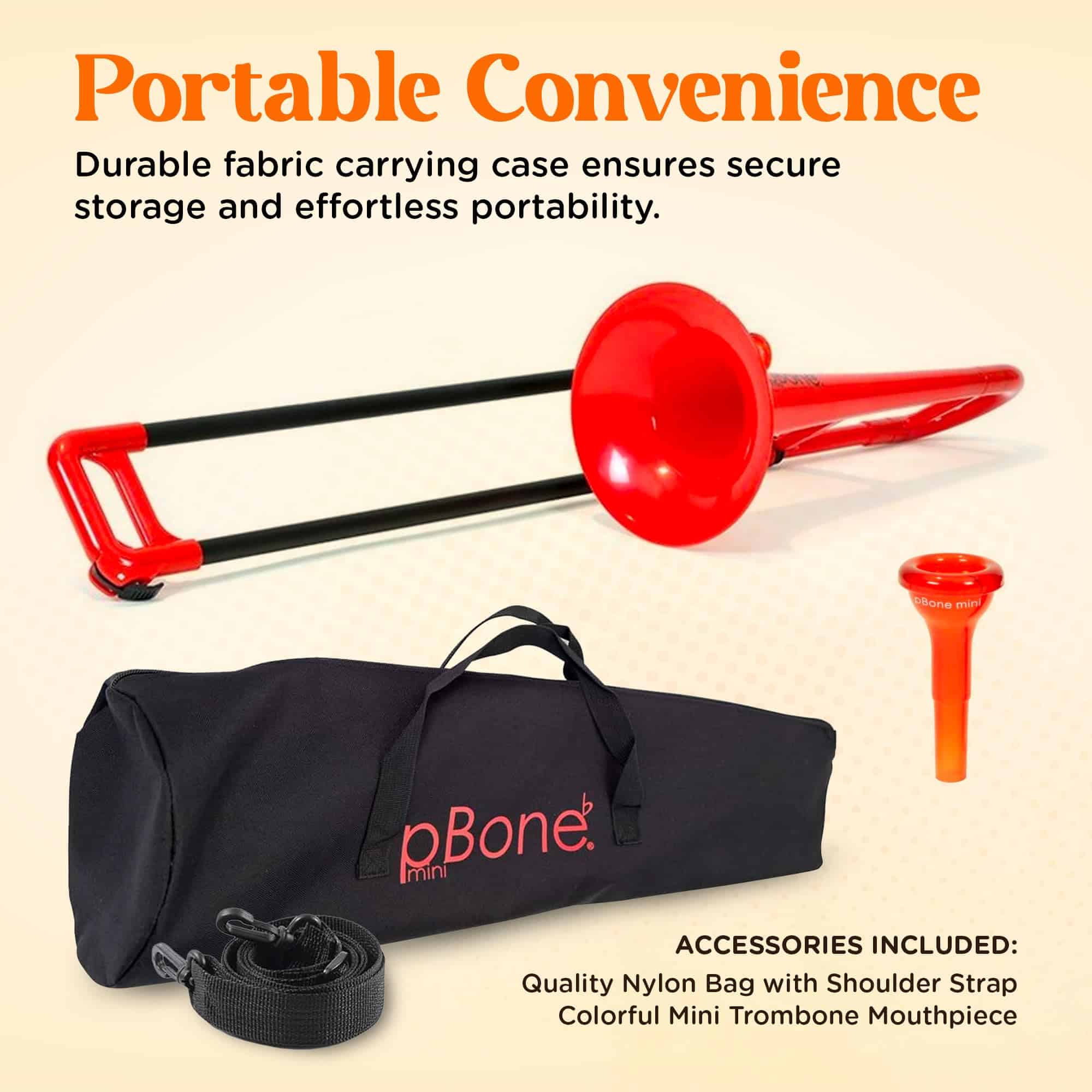 Trombón Mini de Plástico para Niños PINSTRUMENTS pBone - - Imagen 6