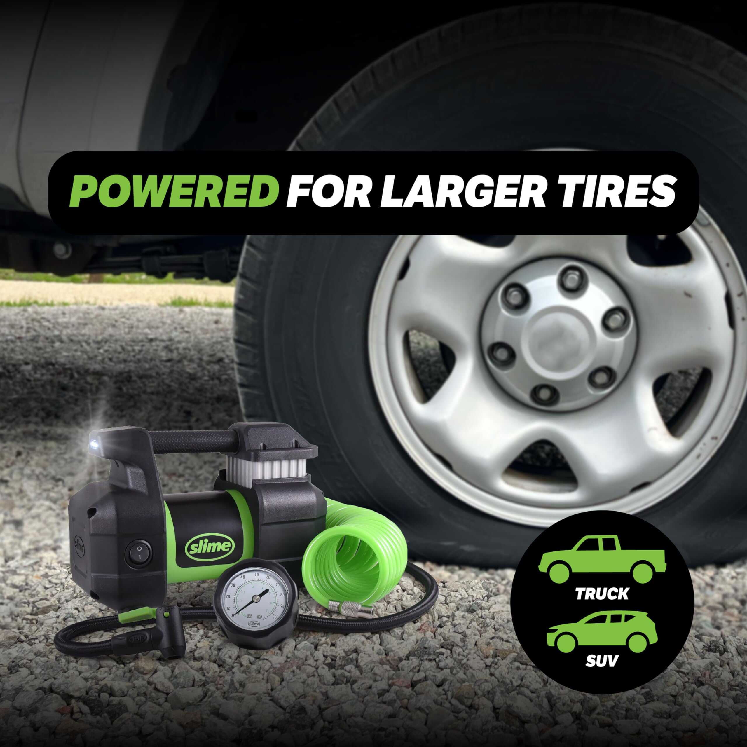 Inflador de neumáticos Slime 40031, portátil para - Imagen 5