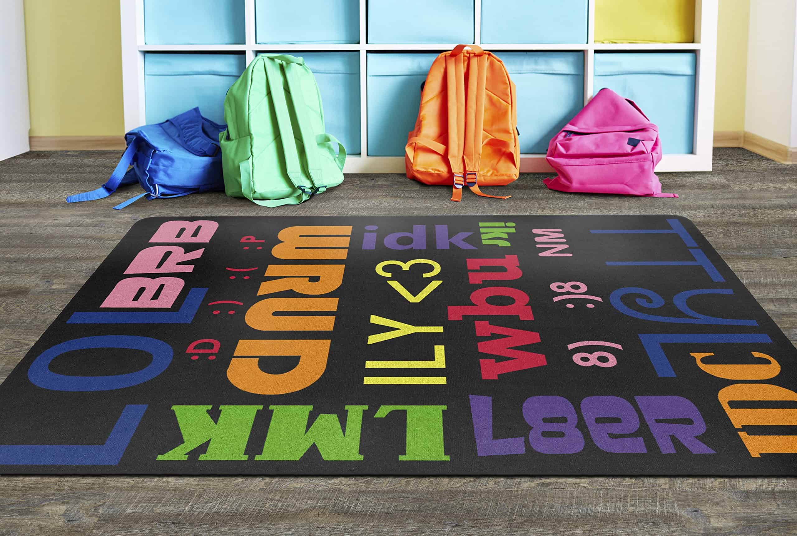 Tapete Text Mix de Flagship Carpets para Niños, Alfombra - Imagen 3