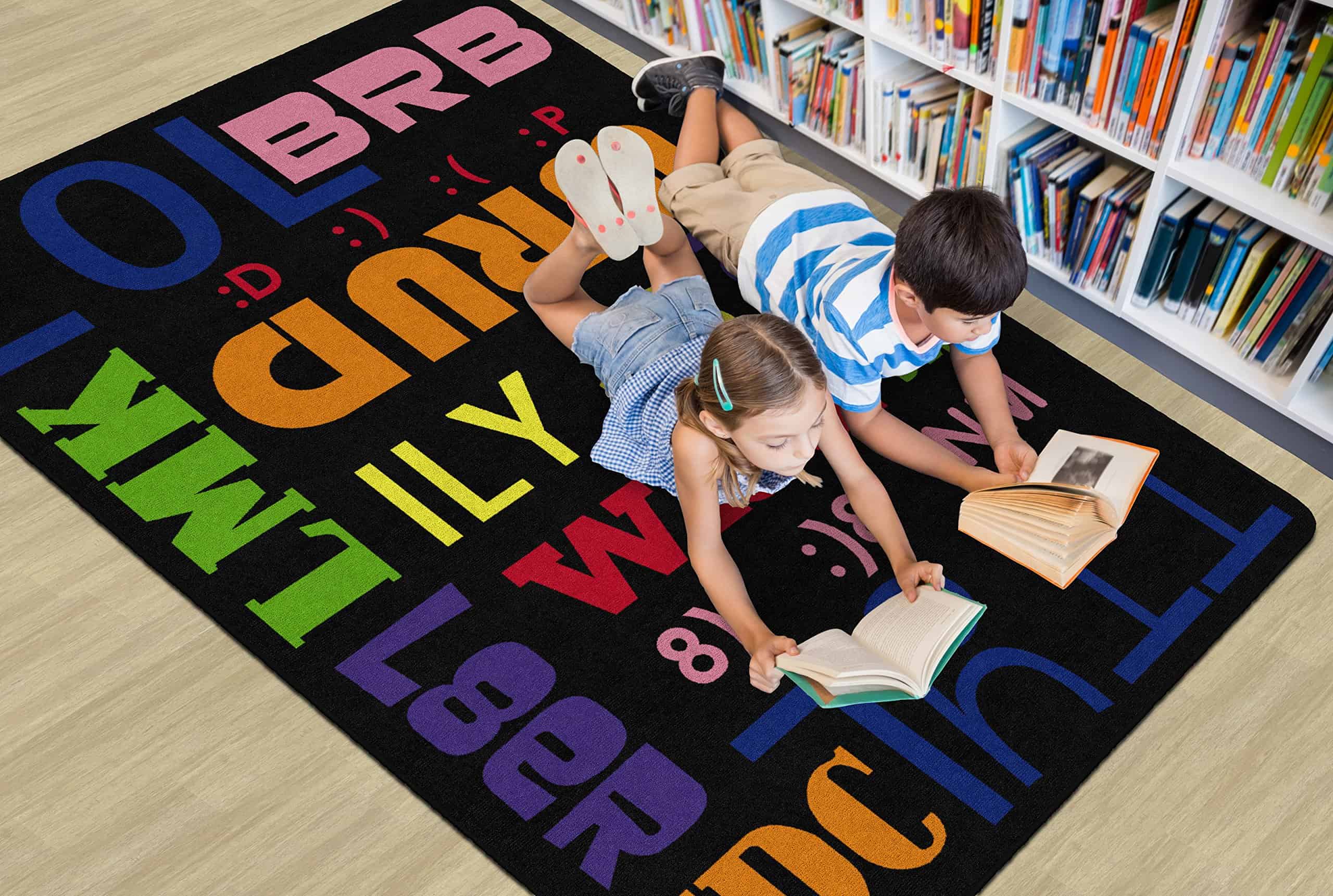 Tapete Text Mix de Flagship Carpets para Niños, Alfombra - Imagen 4