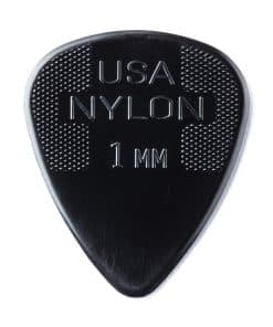 JIM DUNLOP 44R1.0 Nylon Standard, Negro, 1.0mm, 72/Bag