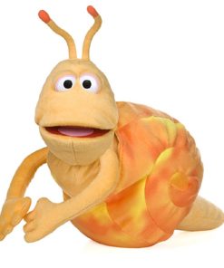 Títere de mano de caracol tonto de 18 pulgadas, estilo