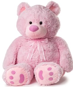 Oso Teddy Gigante JOON - 38 Pulgadas, Rosa, Peluche