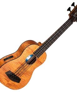 Kala UBASS-EM-FS Exotic Mahogany U-Bass Trasteado