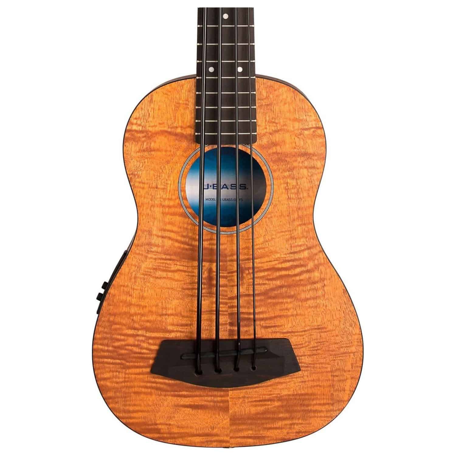 Kala UBASS-EM-FS Exotic Mahogany U-Bass Trasteado - Imagen 3