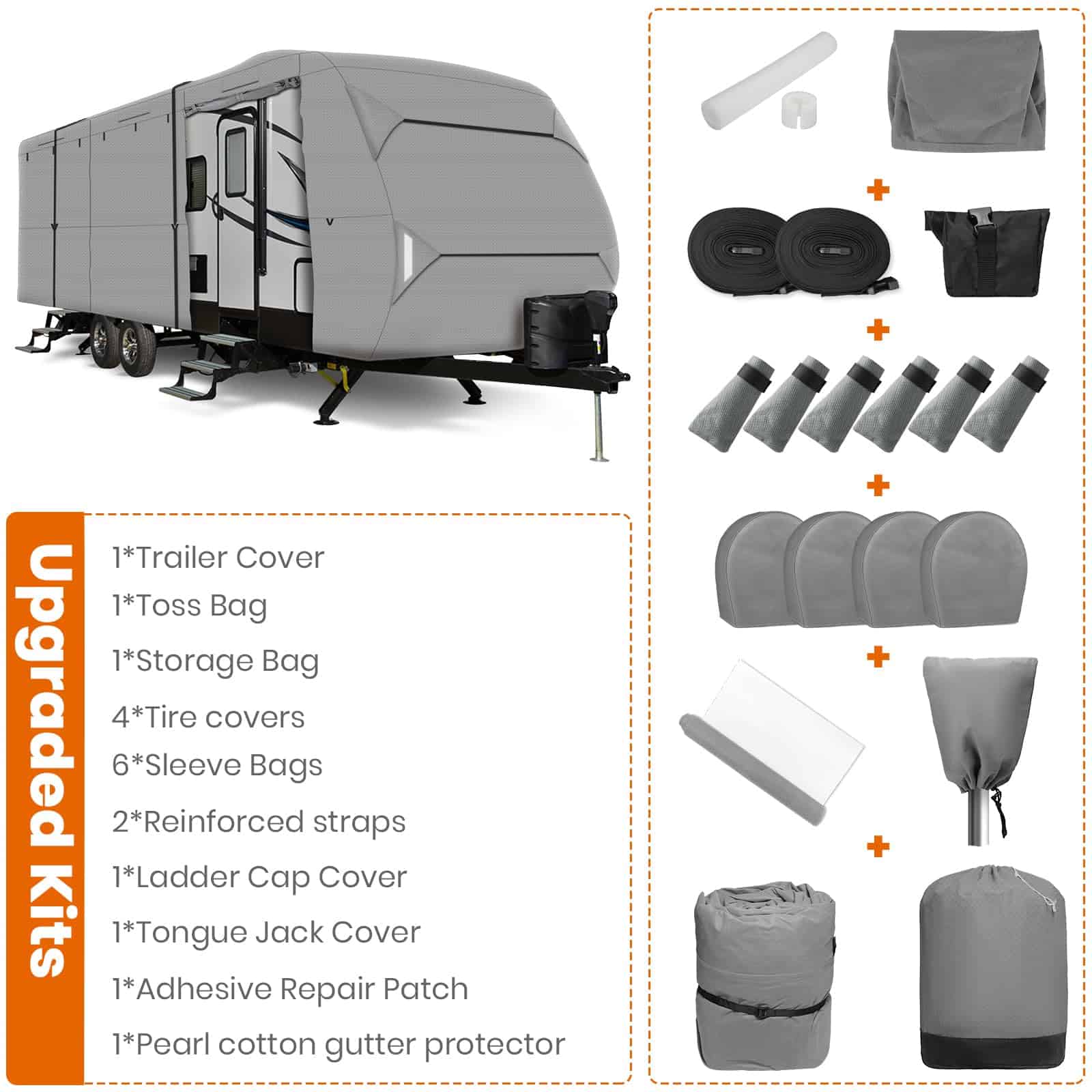 Cubierta para Remolque de Viaje de 20'-22' pies Leader - Imagen 8
