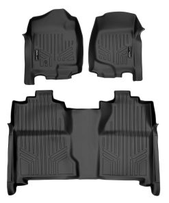 Juego de tapetes para piso SMARTLINER de 2 -Negro