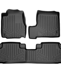 Juego de alfombrillas MAXLINER de dos filas en negro para