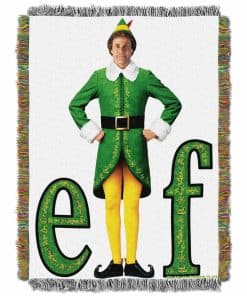 Manta tejida Northwest Elf, 48" x 60", Pose de Elfo