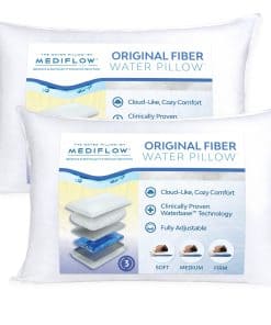 Almohada de Agua de Fibra Mediflow - -Blanco