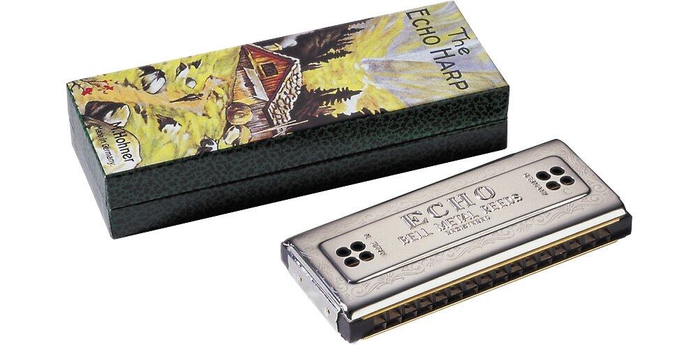 HOHNER C/G Echo 54 Armónica Tremolo, Acero inoxidable - Imagen 3