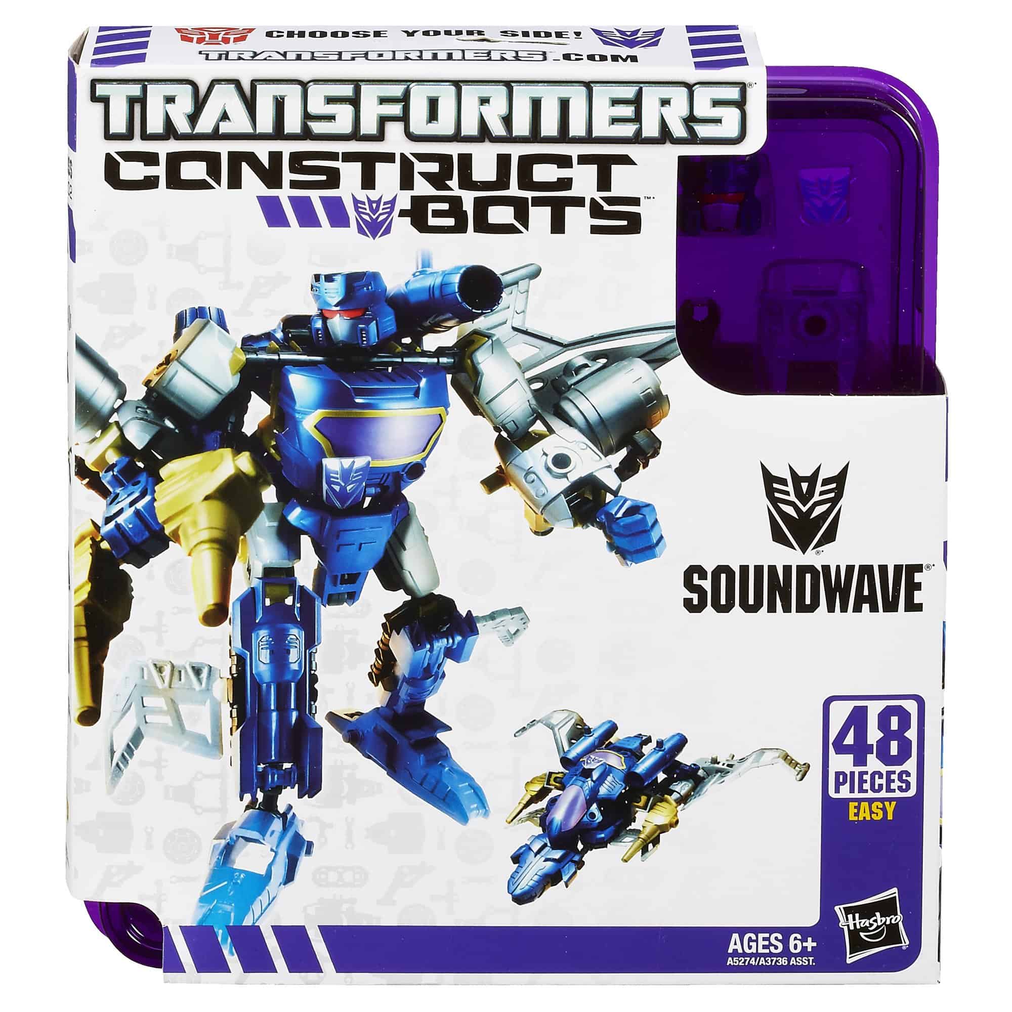 Figura de Acción Transformers Construct -Soundwave - Imagen 3