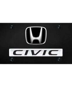 Marco de placa de licencia delantera Honda Civic de