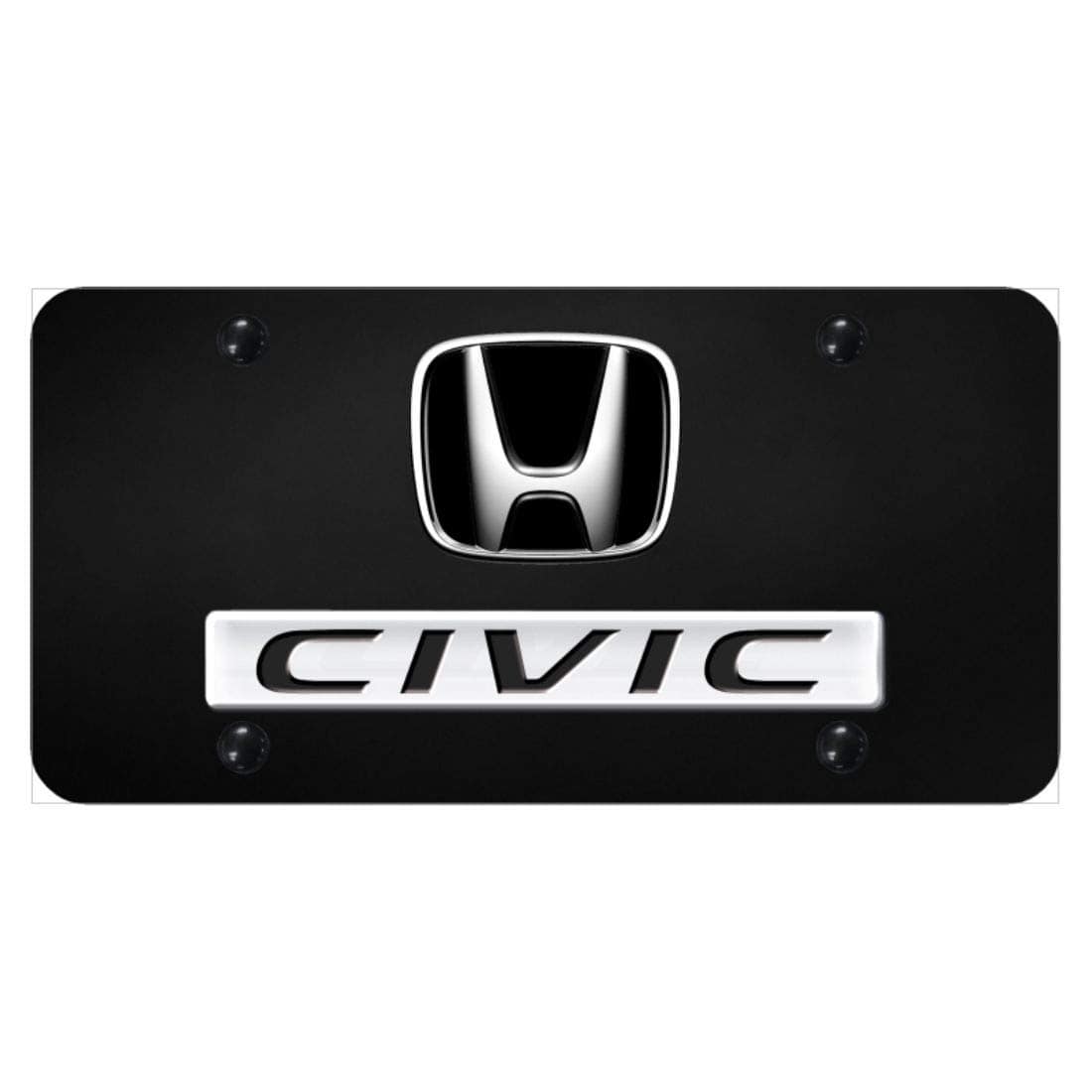 Marco de placa de licencia delantera Honda Civic de