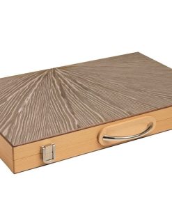 Juego de Backgammon de Madera de 18" - Madera de Olivo -