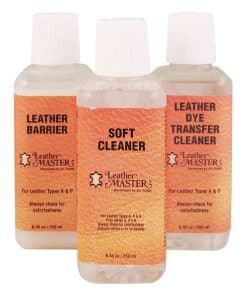 Paquete de limpieza de transferencia de tinte de Leather