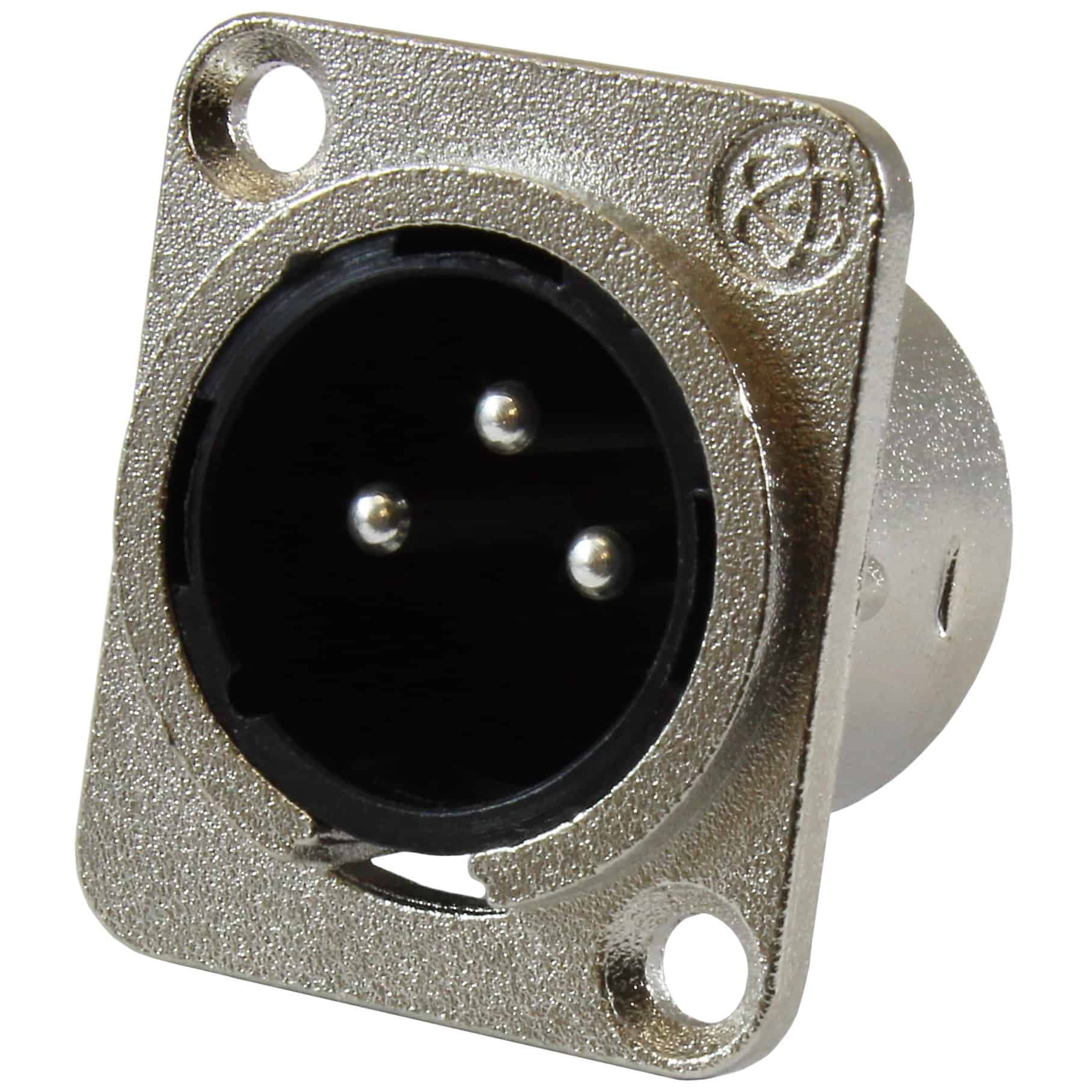 Conjunto de 4 Jack XLR Macho de 3 Pines - Jacks Montables - Imagen 3