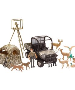Set de Juego de Caza Kubota con RTV-X1120D Escala 1:18